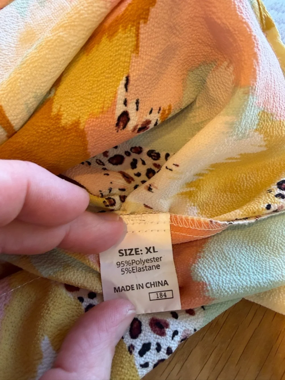 Springtime Blouse! Fun colors! - Picture 3 of 3